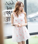 Chiffon Dress DS4052 Pink