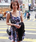 Floral Dress DS4072 Blue