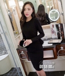 Office Dress DS4089 Black