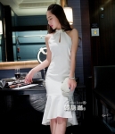 Elegant Dress DS4094 White