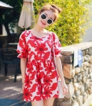 Korea Dress Import DS4121 Rose Red