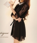 Princess Dress Korea Import DS4141 Black