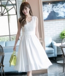 Elegant Fairy Long Dress Import DS4209 White