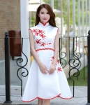 Premium Cheongsam Import DS4222 Red