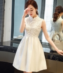 Modern Cheongsam Import DS4273 White