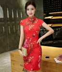 Classic Premium Cheongsam Import DS4318 Red