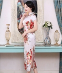 Classic Long Cheongsam Import DS4321 White