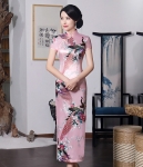 Classic Long Cheongsam Import DS4324 Pink