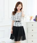 Set Chiffon Dress ET351 White