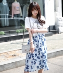 Set Maxi Long Dress Import ET367 Blue