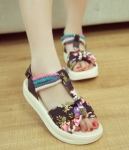 Black Korean Wedges Import