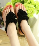 Black Bohemian Sandal korea Import