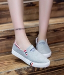 Grey Korean Casual Shoes Import