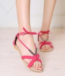 Pink Bohemian Roman Sandal Import