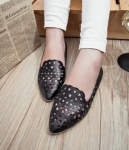 Black Casual Retro Shoes