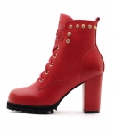 Red High Heel Boots Moolecole Original