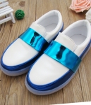 White Colorful Flashing Led Shoes - Kids