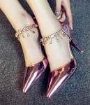 Pink High Heel Pointed Shoe Moolecole Original