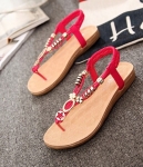 Red Bohemian Sandal Import