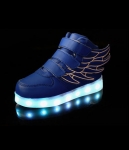 Blue Angel Wing LED Shoes - Kids