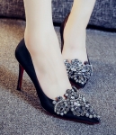 Black Rhinestone Shoes U&X Original