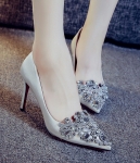 Silver Rhinestone Shoes U&X Original