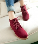 Red Student Martin Boots Import