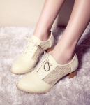 Beige British Style Shoes Import