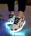 White Star LED Shoes - Unisex Adult