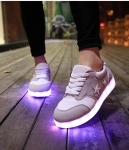 White Star Casual Sport Led Shoes - Unisex Adult