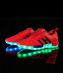 Red Casual LED Sport Shoes - Unisex Adult