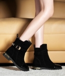 Black Korea Martin Boots Import