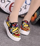 Yellow Thick Graffiti Shoe Import