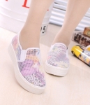 White Thick Loafers Shoes Import