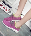 Pink Net Casual Shoes Import