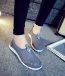 Gray Net Casual Shoes Import