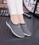 Gray Net Casual Shoes Import