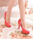 Red High Heel Party Shoes Import