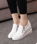 White Casual Loafer Flat Shoes Import