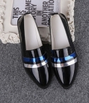 Black Casual Flat Shoes Import