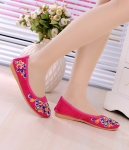 Pink Ethnic Retro Casual Shoes Import