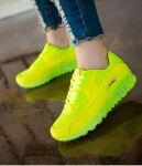 Green Casual Korea Sport Shoes Import