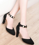 Black Fashion Strap Shoes Centenary Original