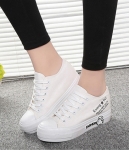 White Cartoon Canvas Shoes Import