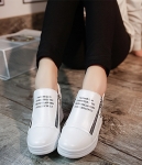 White Casual High Heel Shoes Import