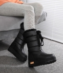 Black Fashion High Boots Import