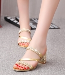 Gold Elegant Jewel Sandals Import