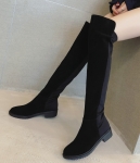 Black High Knee Boots Import