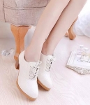 White Korean Students Shoes