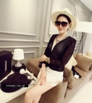 Mesh Cardigan JC641 Black